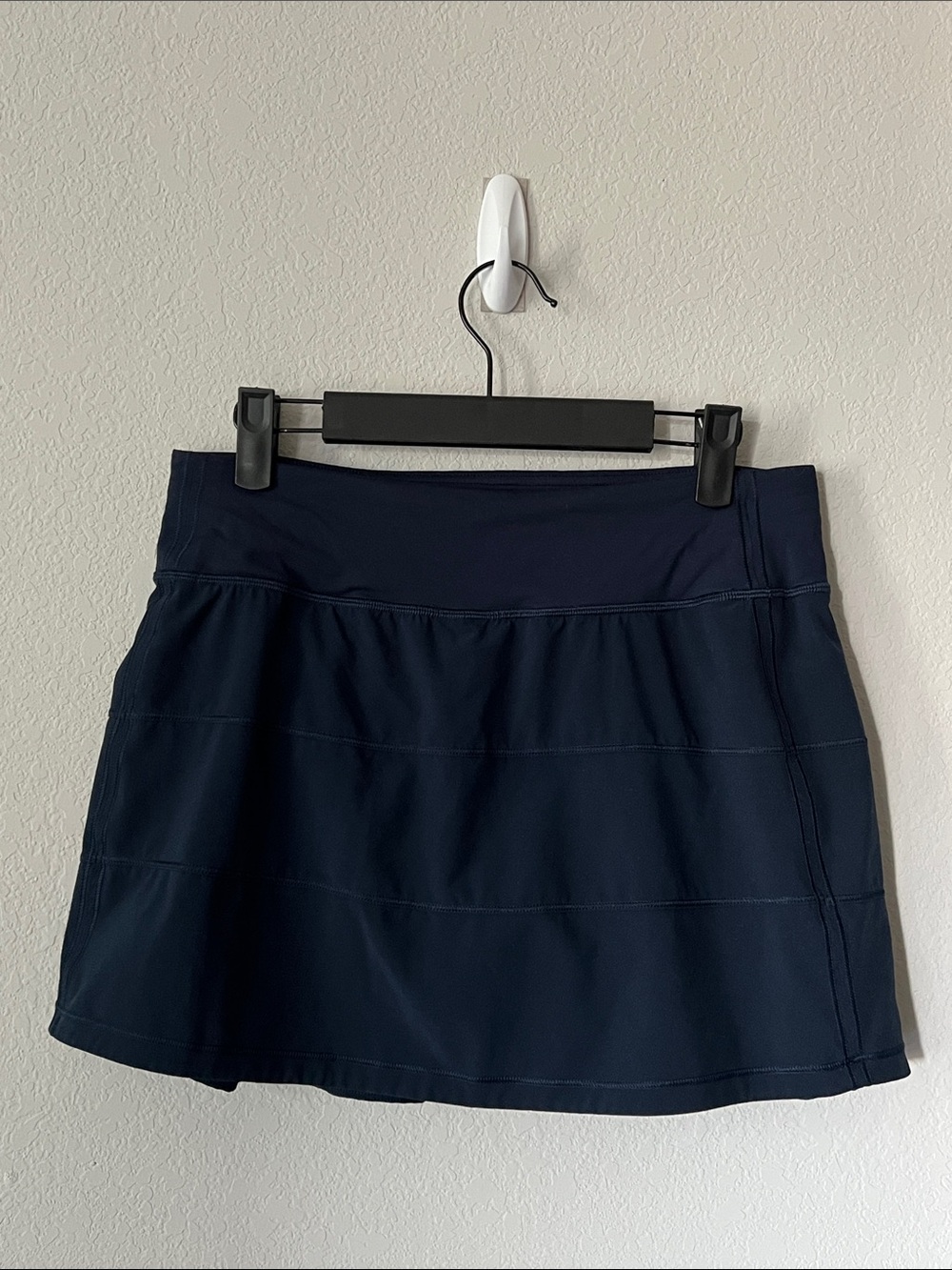 Lululemon Pace Rival Skirt (Tall) *4-way Stretch 15" Navy Blue Size 6 Tall
